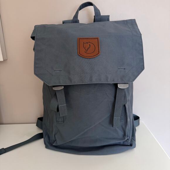 Fjallraven Other - Fjällräven Foldsack No 1 Backpack Blue Foldover Style G-1000 Water Resistant Bag